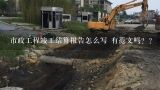 市政工程竣工结算报告怎么写 有范文吗？？市政管道工程竣工结算怎样能不要被审计的审计下来，或尽量少被审计？