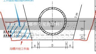 市政道路要哪些常见的材料？