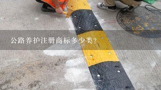 公路养护注册商标多少类？