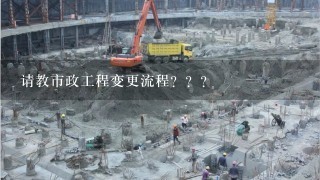 请教市政工程变更流程？？？