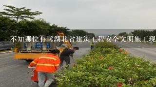 不知哪位有《湖北省建筑工程安全文明施工现场（楚天杯）申报表》总承包单位创建说明：（内容）