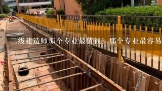 二级建造师那个专业最值钱？那个专业最容易挂靠？