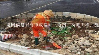 请问福建省有市政基础（道路、桥隧工程）施工图审图一类资质的单位有哪些?