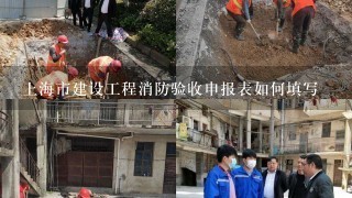 上海市建设工程消防验收申报表如何填写