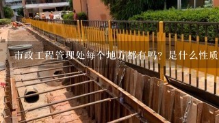 市政工程管理处每个地方都有吗？是什么性质的单位？