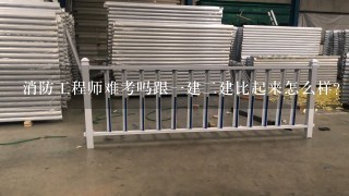 消防工程师难考吗跟一建二建比起来怎么样？