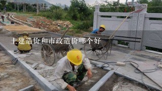 土建造价和市政造价哪个好