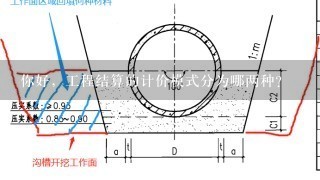 你好，工程结算的计价模式分为哪两种？