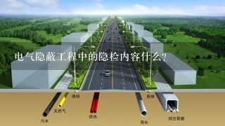 电气隐蔽工程中的隐检内容什么？