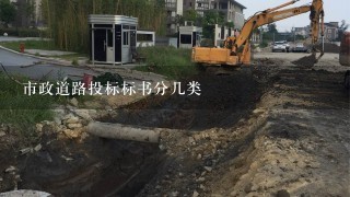 市政道路投标标书分几类