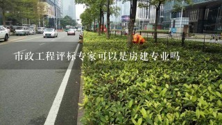 市政工程评标专家可以是房建专业吗