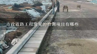 市政道路工程常见的检测项目有哪些