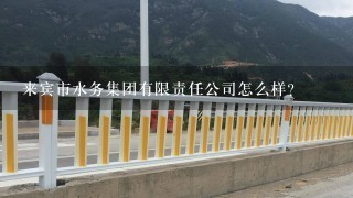 来宾市水务集团有限责任公司怎么样？