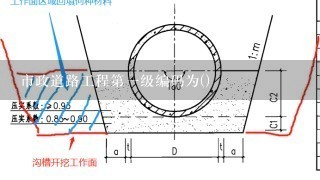 市政道路工程第1级编码为()