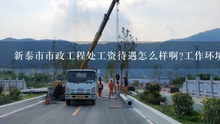 新泰市市政工程处工资待遇怎么样啊?工作环境如何?谢谢!!