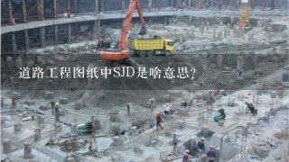 道路工程图纸中SJD是啥意思？