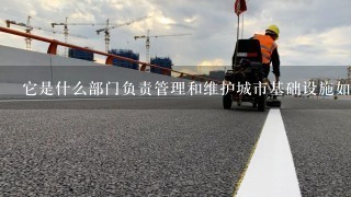 它是什么部门负责管理和维护城市基础设施如道路桥梁等的工作呢？